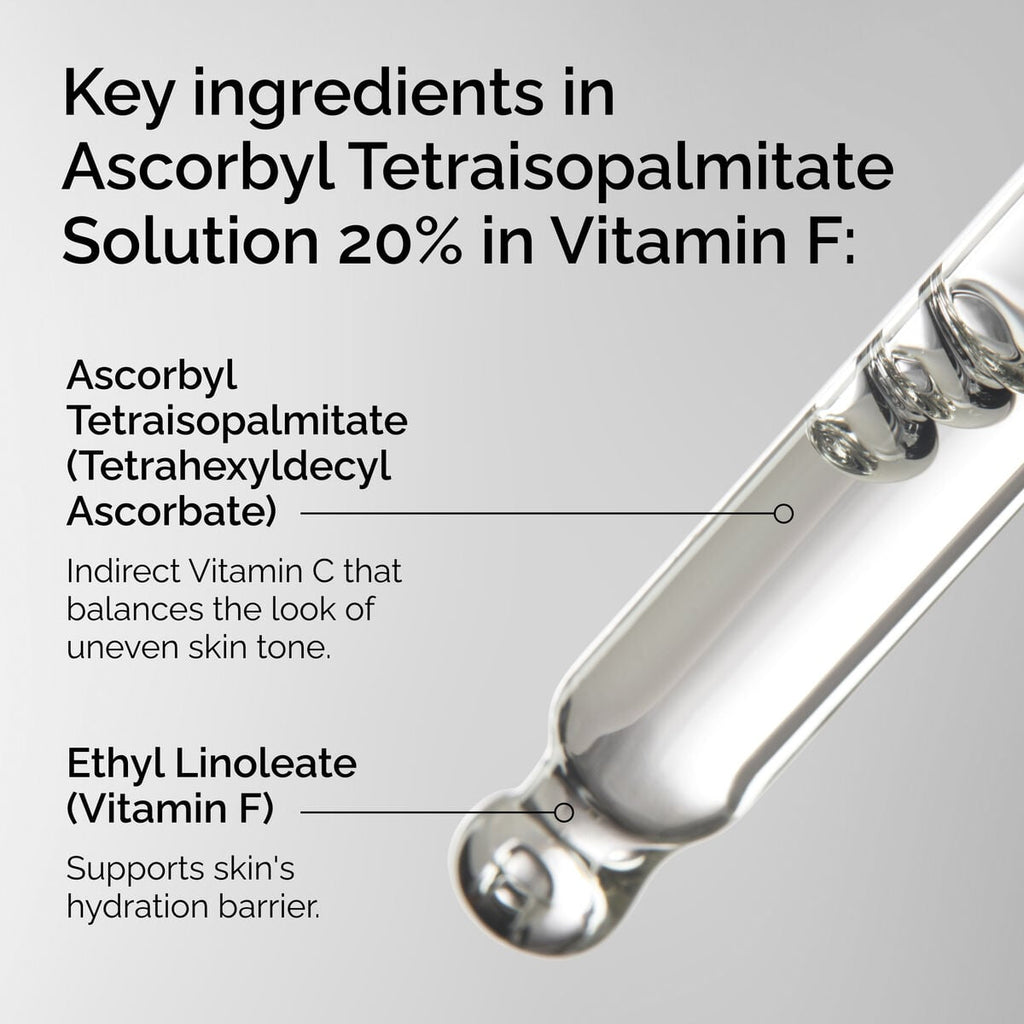 Ascorbyl Tetraisopalmitate Solution in Vitamin F Targeted Serum Care M8