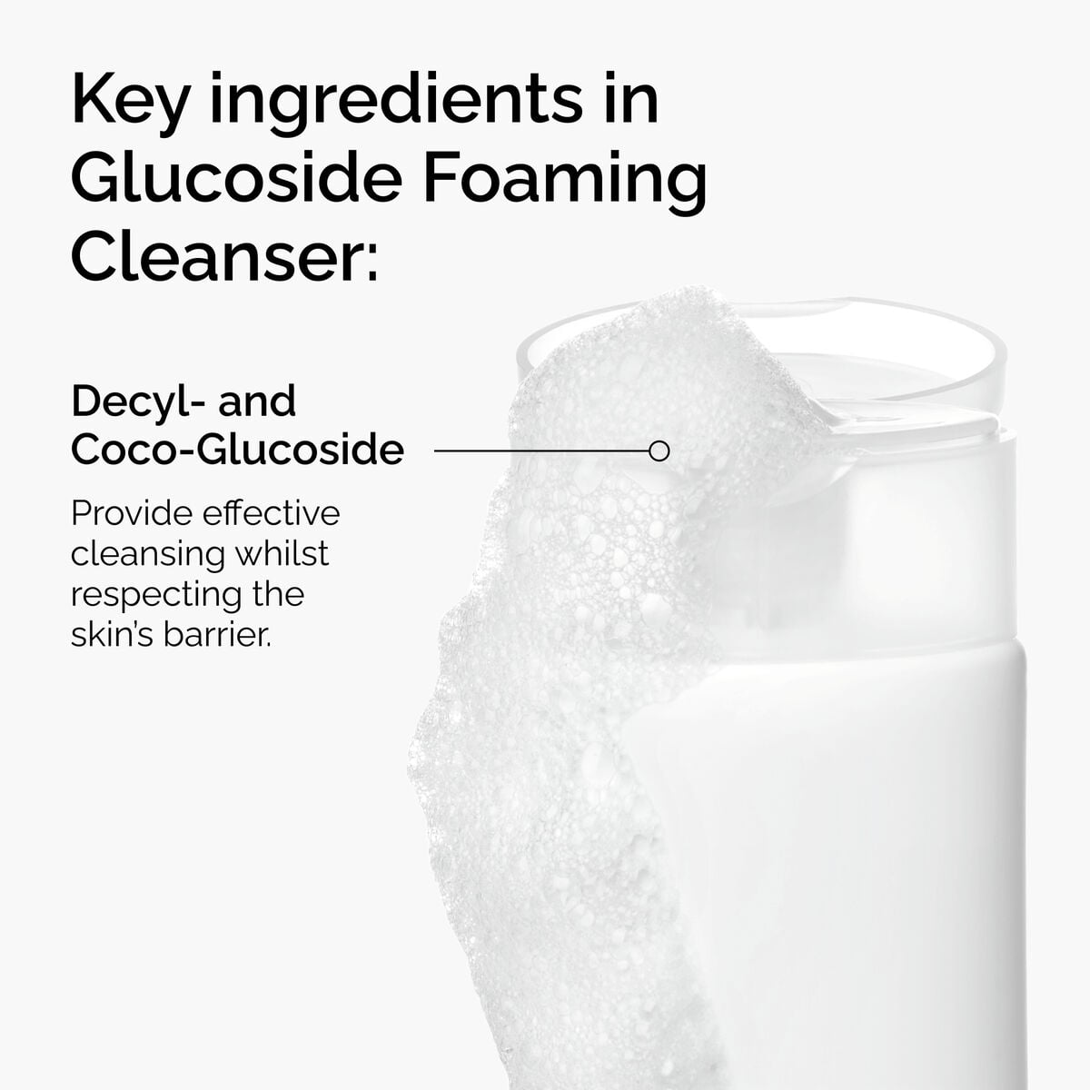 Glucoside Foaming Cleanser Gentle Cleansing Care S2