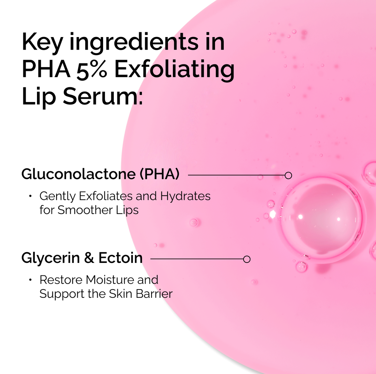 PHA Exfoliating Lip Serum Daily Treatment Ritual O8