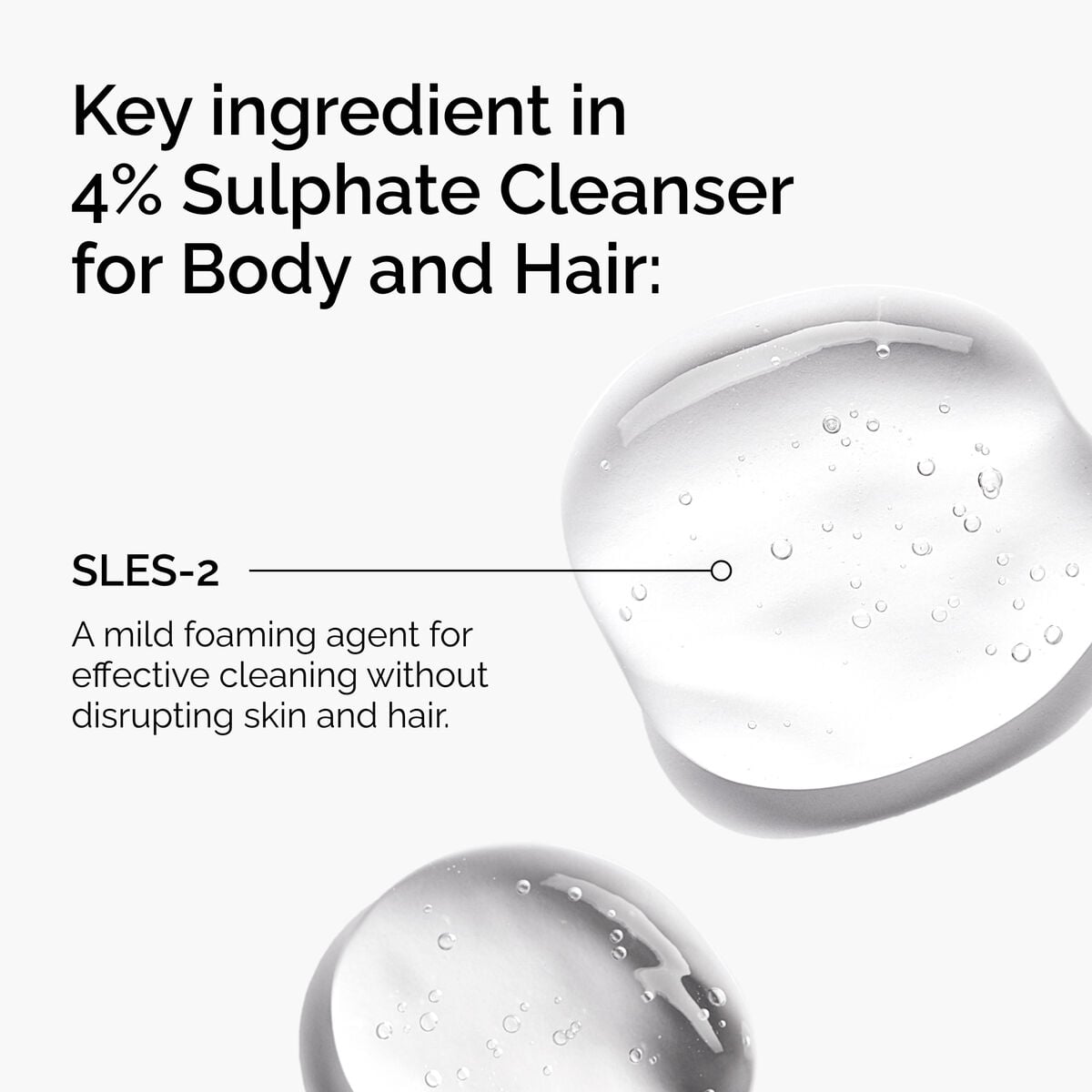 Sulphate Cleanser for Body and Hair Gentle Cleansing Care N6
