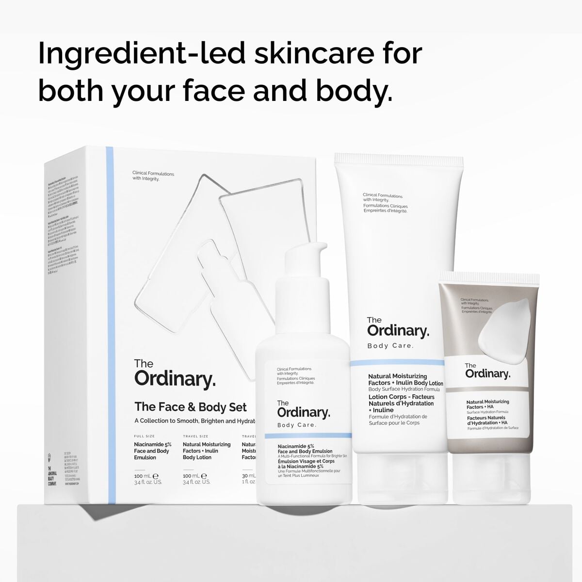 The Face & Body Set Curated Care Set G1